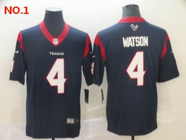 Houston Texans #4 Deshaun Watson Men's Nike Jerseys-8